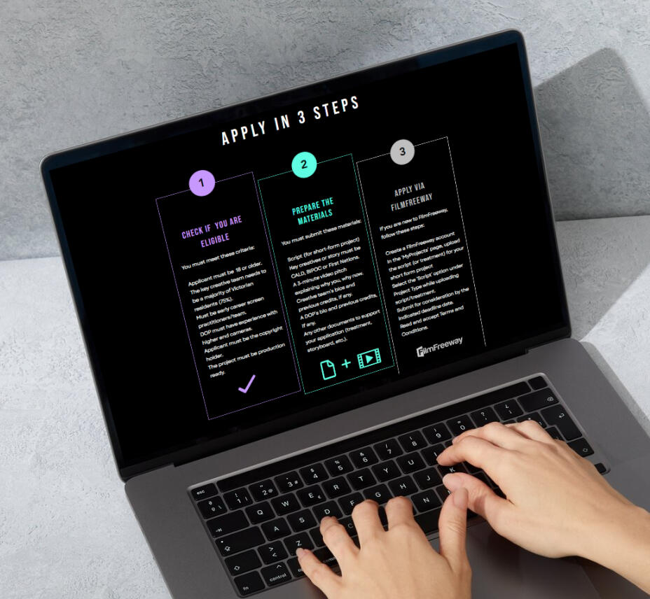 Cinespace website - laptop Cinespace website - laptop mockup