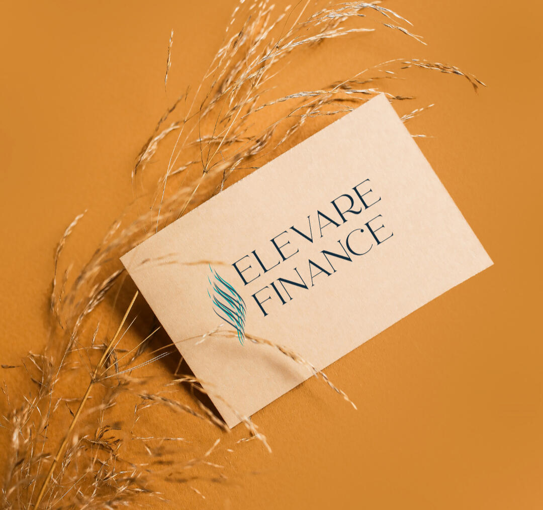 Elevare Finance - business card Elevare Finance - business card mockup