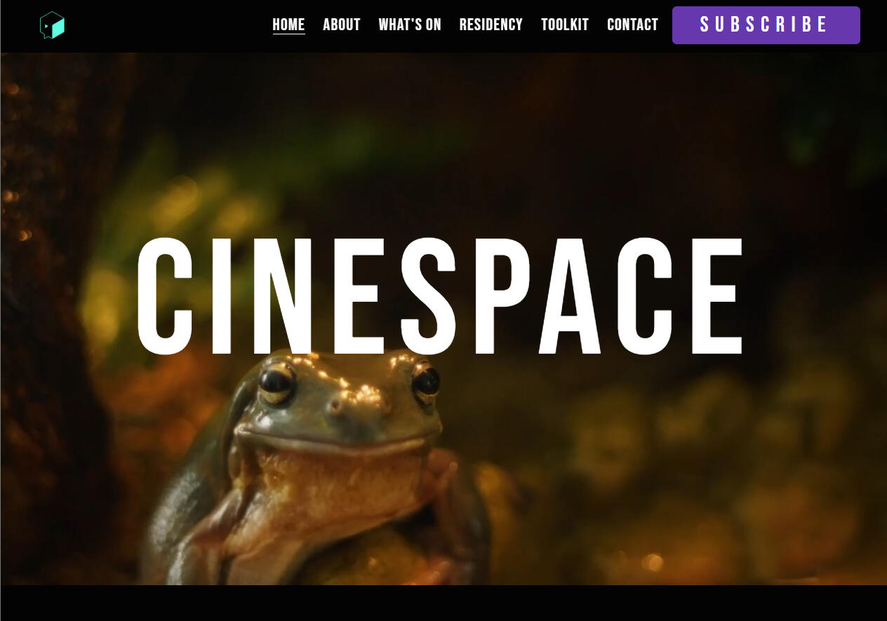 Cinespace website Cinespace website screenshot