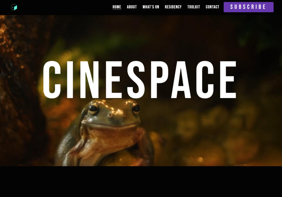Cinespace website Cinespace website screenshot